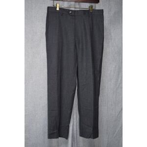 Carroll & Co Made in Italy Charcoal Wool Dress Pants 32